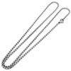 VENICEBEE Best Stainless Steel Box Chain 24" Medical Grade 316L