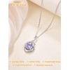 Sterling Silver June Birthstone Necklace Forever Love Gifts for Her