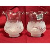 Westinghouse Pair of Westinghouse Frosted etched grape Glass Shade, 4-1/4"D