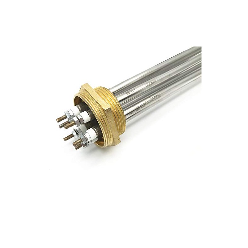 XMHF Tubular Water Heating Element Stainless Steel Thread 220V 6000W