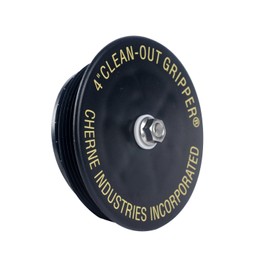 Cherne 270188 Mechanical Clean Out Plug, Black