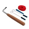 6Pcs Professional Piano Tuner Kit Exquisite Workmanship Complete Tools Easily