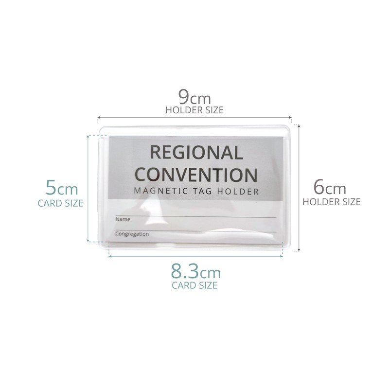 JW Magnetic Badge Holder - Pack of 2 - for