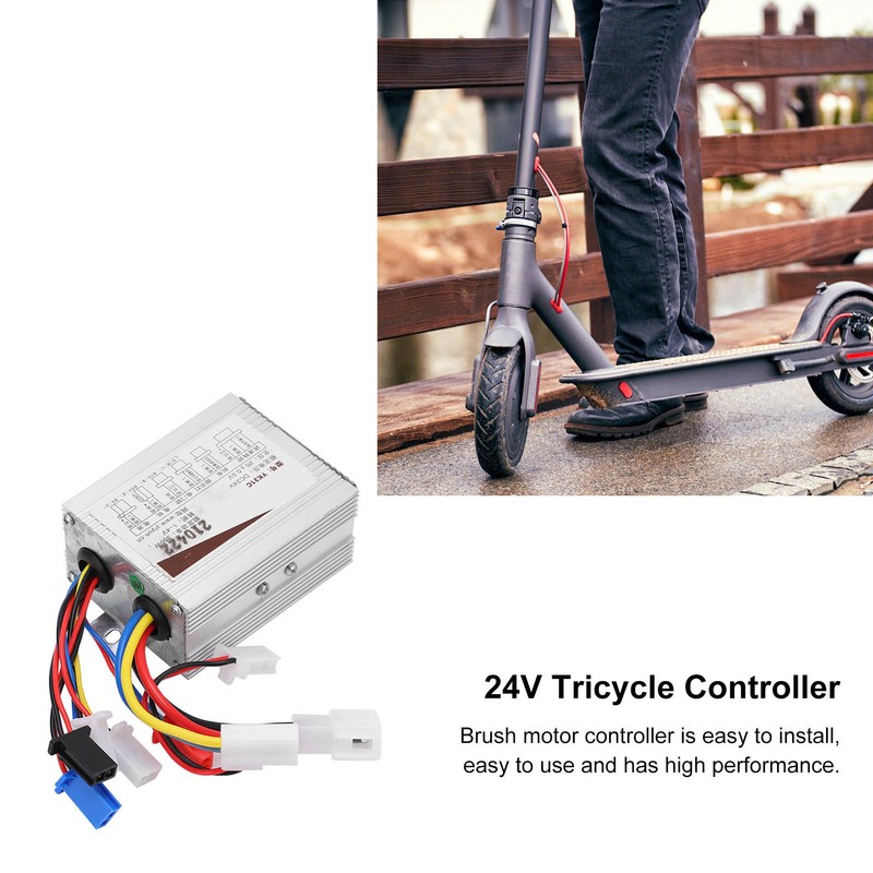 YK31 24V 350W Electric Scooter Controller DC Wire Drawing Motor