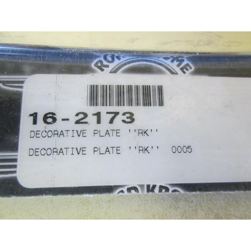 ROADKROME - SISSYBAR BACKREST CHROME PAD DECORATIVE TRIM - GETS