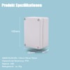 Junction Box, Akozon Electrical Installation Junction Box, Waterproof Plastic Housing,