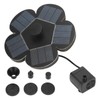 Solar Fountain Solar Powered Plum Blossom Style Fast Start Up