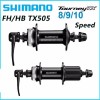 Bujes De Bicicleta Shimano Tx505, 32 H, Parte Trasera Y