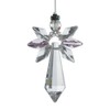Crystals lucky crystal angel, Crystal, rose quartz, 19,4 x 3,5