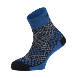 Enforma® Barcelona Model – Compressive Running Socks for Men and Women – Anti-Blister, Trail Running and Sport – Resistant Breathable, blue, L-XL