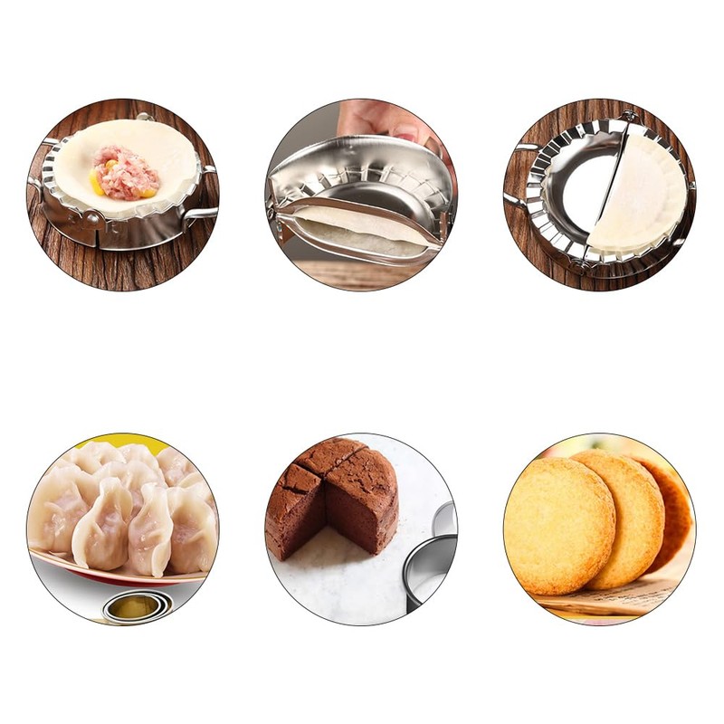 Pamtns Dumpling Maker Set of 10 Stainless Steel Dumpling Maker