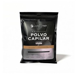 B Life Polvo Capilar Negro | Respuesto con 200gr | con Pigmentos Minerales | Apoyo para Calvicié y Volumen | Hair Fill Black