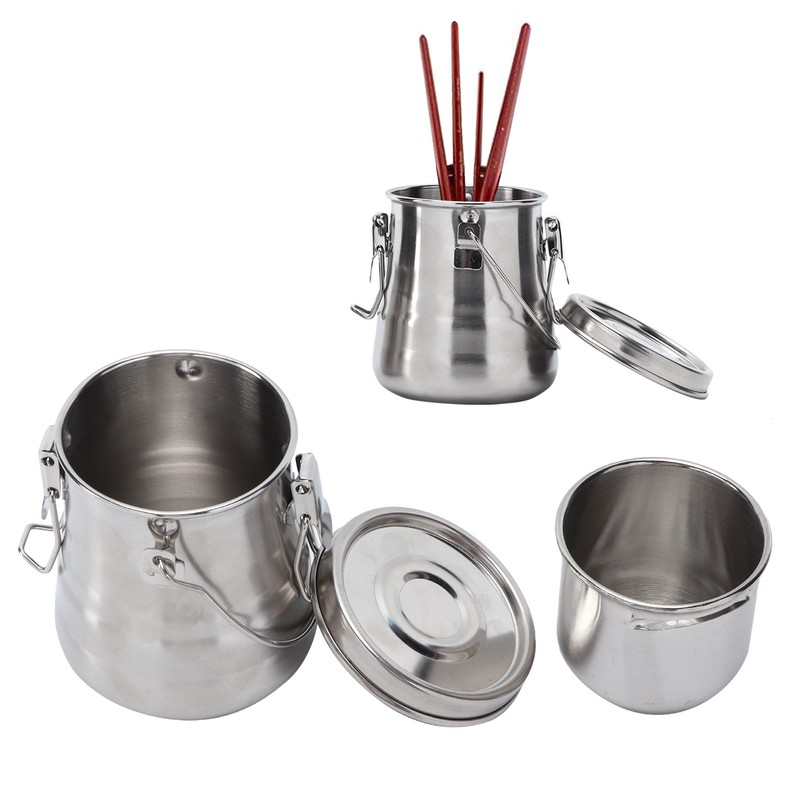 Brush Washing Bucket Plastic Material Easy Carry Painting Supply with