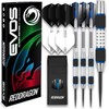 RED DRAGON Evos Blue Edition - Juego de Dardos de