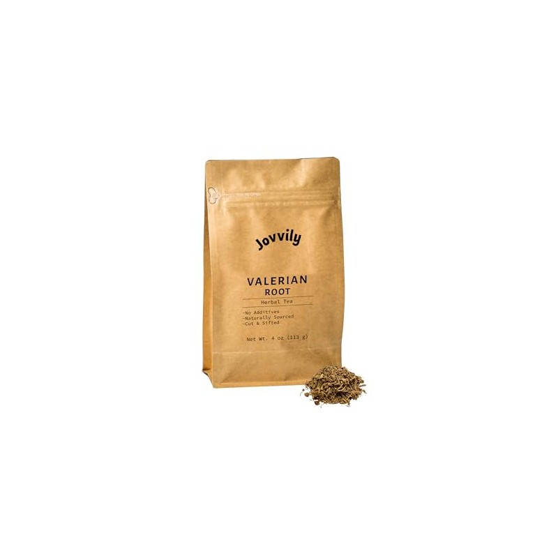 Jovvily Valerian Root (4 oz) Cut & Sifted Herbal Tea,