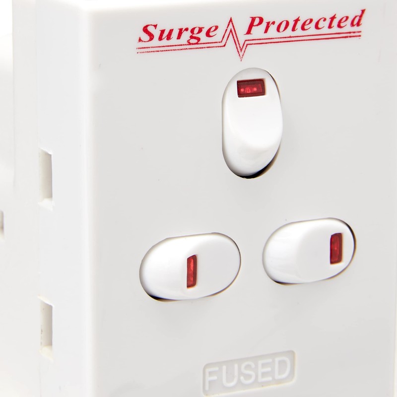 STATUS 3 Way Multi Plug Adapter | UK 3 Pin