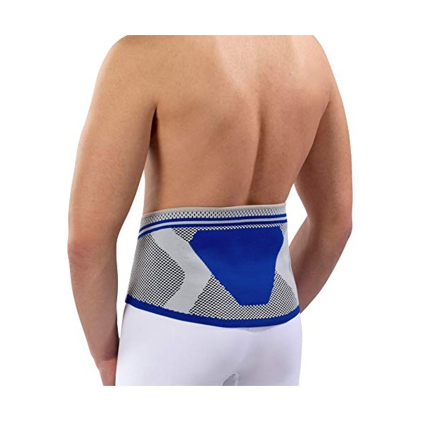 Sports fitness breathable sweat belt Lower Back Brace for Pain Relief Back Brace for Herniated Disc and Sciatica Back Support Belt for Women Men Fits (blue)