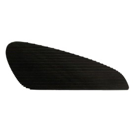 TVS SUZUKI YAMAHA HONDA Fuel Tank Pads Classic Tank Pad Grooved Black Rubber 5-068