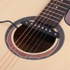 Magnetic Soundhole Pickup for Acoustic Guitar with End Pin Buckle