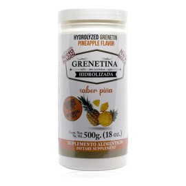 Grenetina Hidrolizada Sabor Piña 100 Natural 500 Grs Pretty Bee                                                                                       