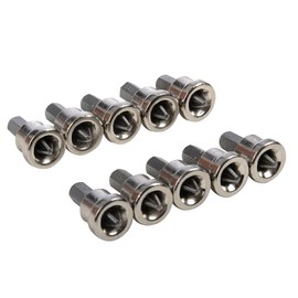 Dapetz ® Drywall Magnetic Locating Screwdriver Bit PH2 Plasterboard Screw Dimpler Bits Hex Shank with Depth Stop Chrome Vanadium Steel Pack of 10