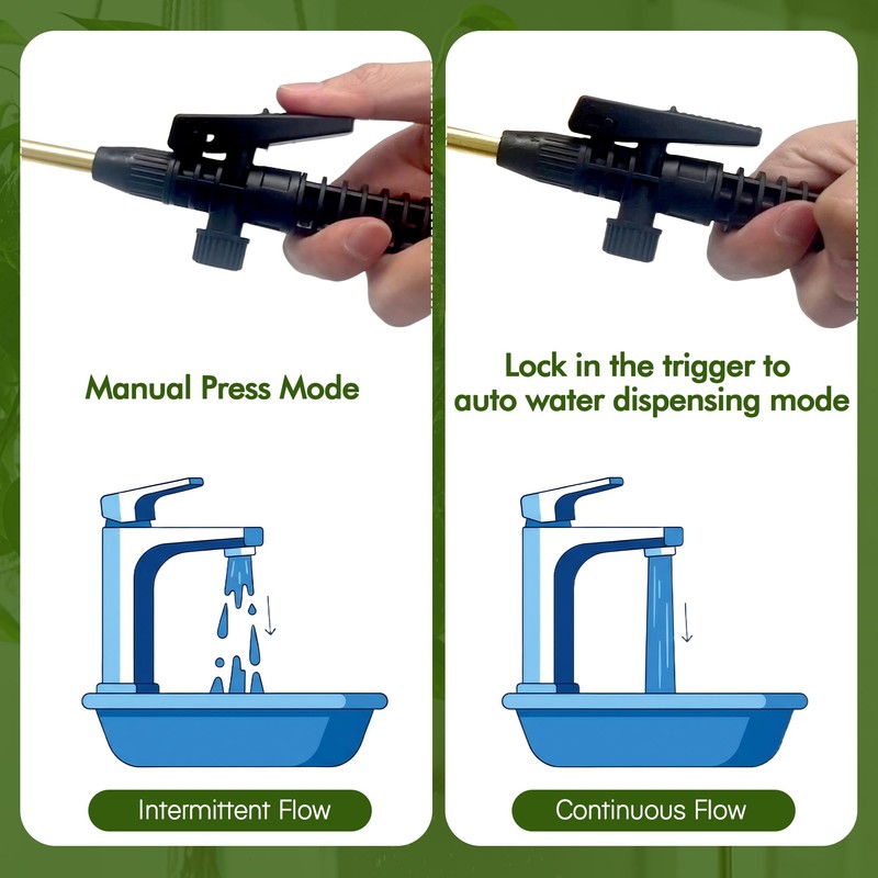 High Reach Plant Waterer Pump Pressure Sprayer for Indoor Hanging