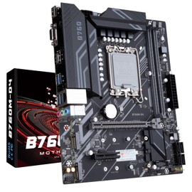HUANANZHI B760M-D4-A Compact High-End LGA 1700 Motherboard Supporting 12th/13th Gen CPUs, Boasting Exceptional Connectivity and Efficient Power Delivery