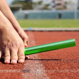 Relay Baton, 3 Pcs Athletics Aluminum Batons Track Field Relay Batons Running Baton for Race Running Outdoor Sports Practice Athlete