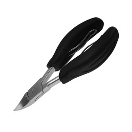 HZXINYI Hawkbill Nail Clippers Precision Manicure for Thick Toenails Ingrown Toenails Professional Manicure & Beauty Tools Often Used by Podiatrists Stainless Steel Black Handle Silver Tip