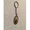 Saint St Jude Religious Keychain Keyring | Silver Tone