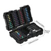 Toeasliving 45PCS Drill Bit Set Screwdriver Bit Set Impact Driver