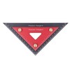 Double Triangle Ruler Detachable 4 Inch and 6 Inch Aluminum