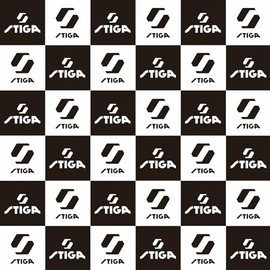 STIGA 1926251801 Table Tennis Rubber Protective Sheet, STIGA Rubber Suction Sheet III Black x White