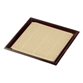J-kitchens Soba Bowl, Zaru Soba, 7 Inch Square Cloth, Buckwheat Plate, Crack Resistant, Resin, 8.3 x 8.3 x 1.2 inches (21 x 21 x 3 cm), Made in Japan
