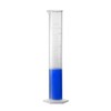 sourcing map Plastic Graduated Cylinder, 250ml Measuring Cylinder, Science Test