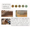 YunZh Wide Tooth Comb and Fine Tooth Combs,Sandalwood Buffalo Ox