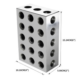 HFS(R) 1 Pair 246 Blocks - Ultra Precision .0002" Hardened Steel with 23Holes