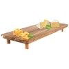 Wooden Chopping Board Serving Board with Feet 36 x 14.5