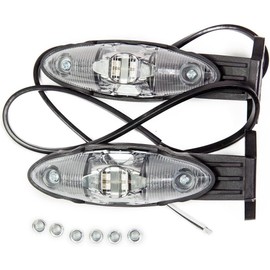 Web Truck 2 x LED Outline Light Marker Light Position Light Hanging 12-24 V 3 Colours White Red Orange for Lorry Car Trailers Caravans etc.