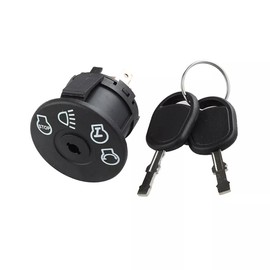 KEYOPO Ignition Starter Switch with Key Fits Husqvarna, AYP, Craftsman, Sears, Poulan Lawn Mower Rider Replace (532175566)
