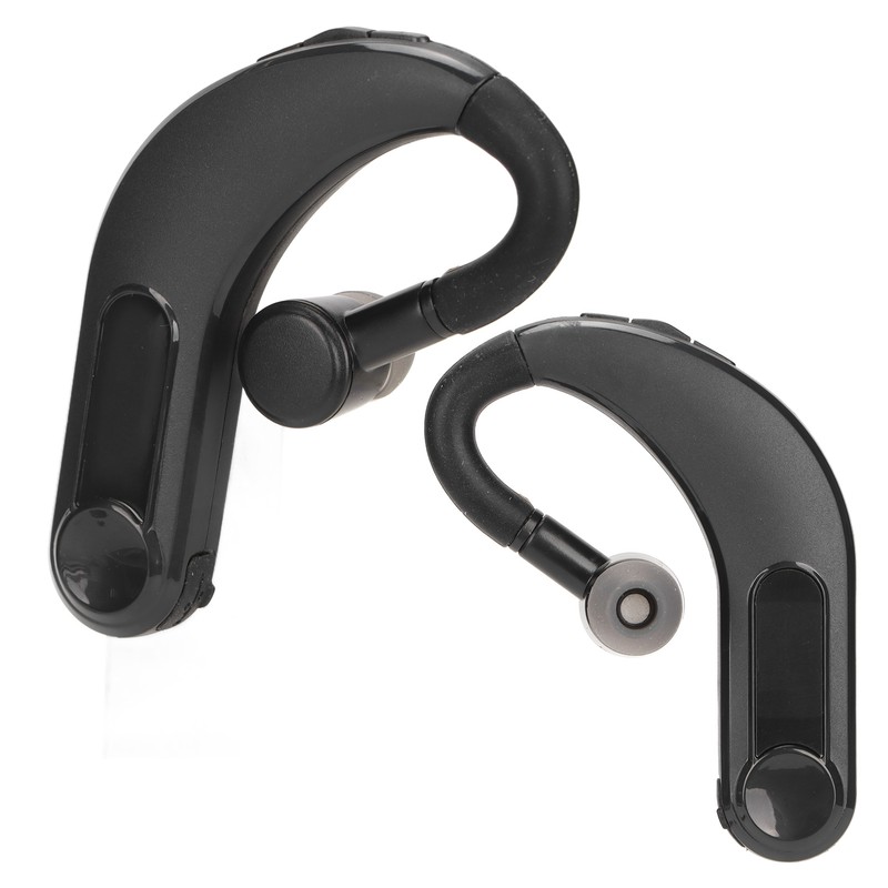 Wireless Headphones Noise Canceling Bluetooth Earpiece with Ear Hook for