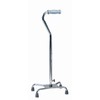 MediChoice Quad Cane, Aluminum, 300-lbs Capacity, 12x8 Inch Base, Large, 2867CANE618 (1 Each)
