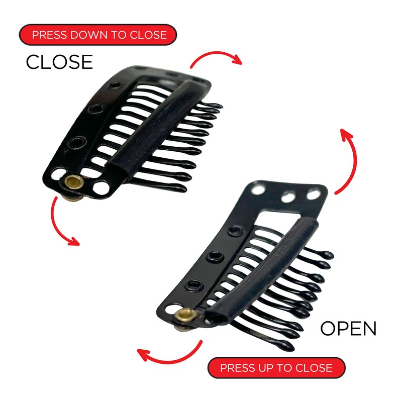 Donna Wig Clips 12PCS - Hair Clips for Women, Hair