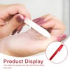 wilcractk Glasnagelfeile Aus Gehärtetem Glas Und ABS, Maniküre Glasfeile für