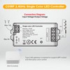 SEZO C01RF 2.4GHz Single Colour LED Controller Brightness Adjustable Compatible
