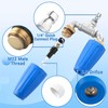 EZALOR Dual Turbo Nozzle Pressure Washer, 360°Rotating Turbo Nozzle with