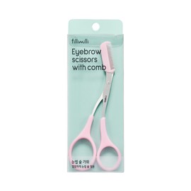 Fillimilli Filimili Eyebrow Scissors with Comb (RENEWAL) - [RENEWAL] Eyebrow Scissors with Comb