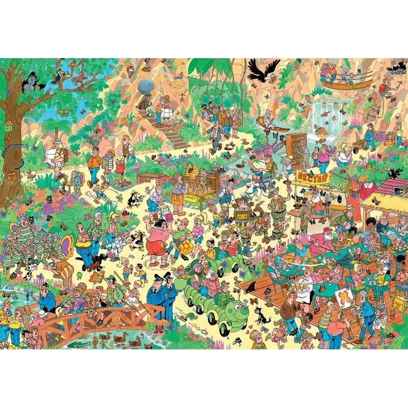 Jan van Haasteren, Beautiful Butterflies, 1000 Piece Puzzle, Puzzle for