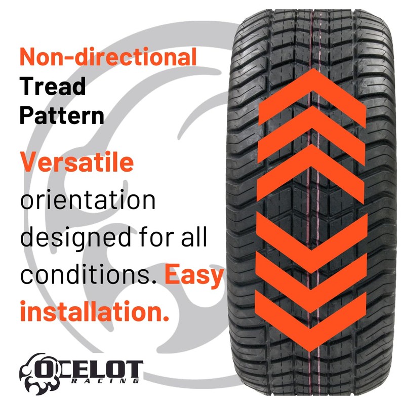 205/40-14 Ocelot Course Pro II Golf Cart Tire
