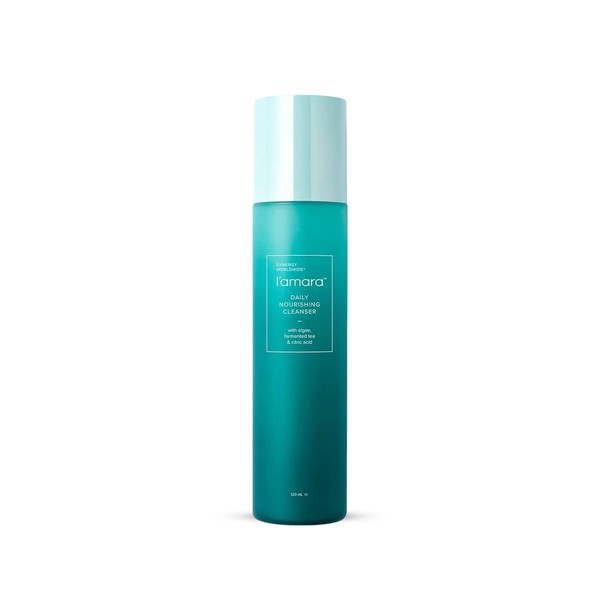 Synergy Worldwide L'amara Daily Nourishing Cleanser | With Fermented Green Tea and Algae | Cleans, Nourishes and Soothes the Skin | pH Control | Antioxidant | K-Beauty | 120 ml